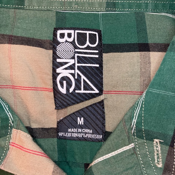 Plaid Billabong Button Down - Picture 6 of 6
